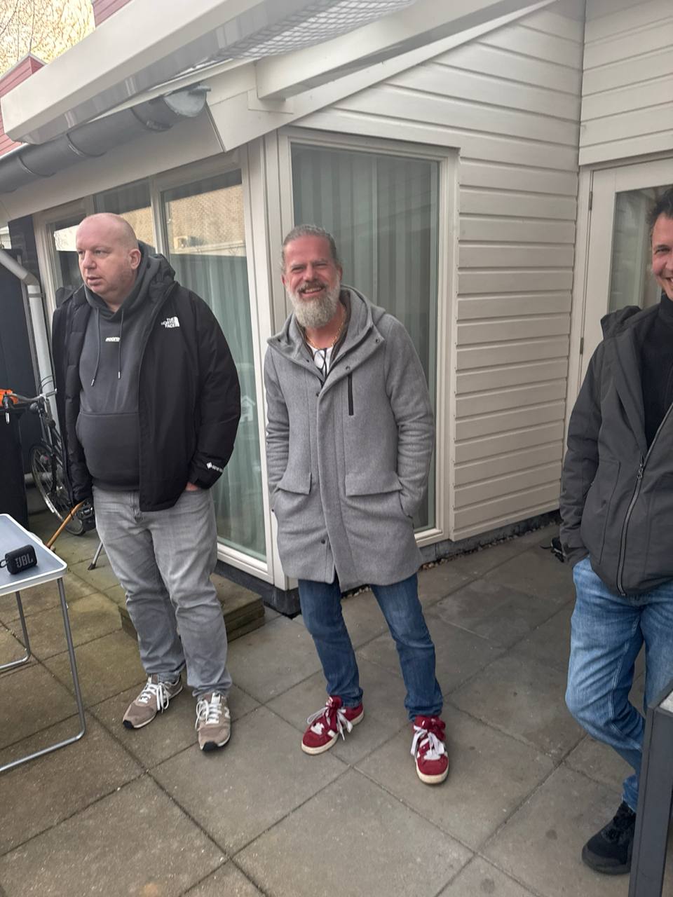 Portretmoment op Robs verjaardag